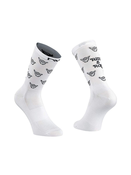Skarpety rowerowe NORTHWAVE Ride &amp;Roll Sock biały - Adventure Sports
