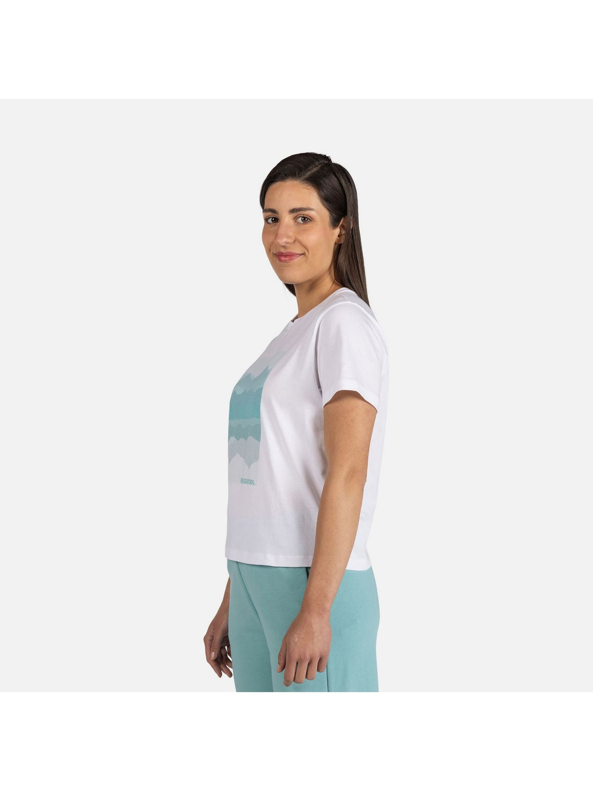 Koszulka damska ROSSIGNOL W Waterfall Tee biały - Adventure Sports
