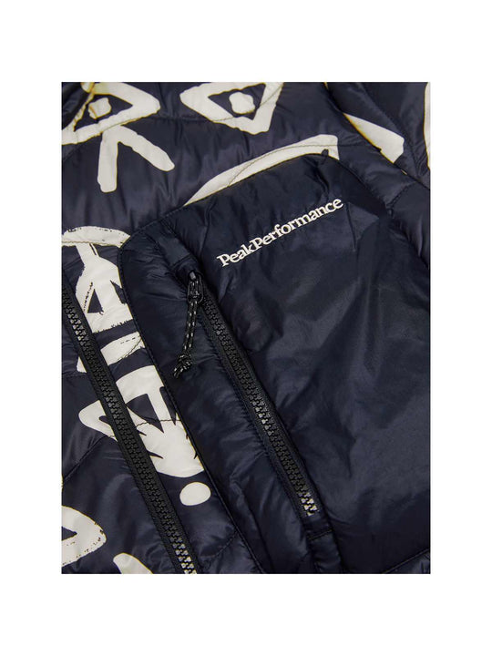 Kurtka puchowa męska PEAK PERFORMANCE M Graphic Helium Utility Down czarny - Adventure Sports

