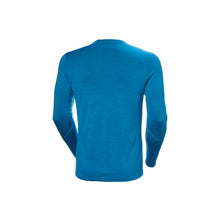 Koszulka męska HELLY HANSEN Lifa Merino Midweight Crew  kolor niebieski
