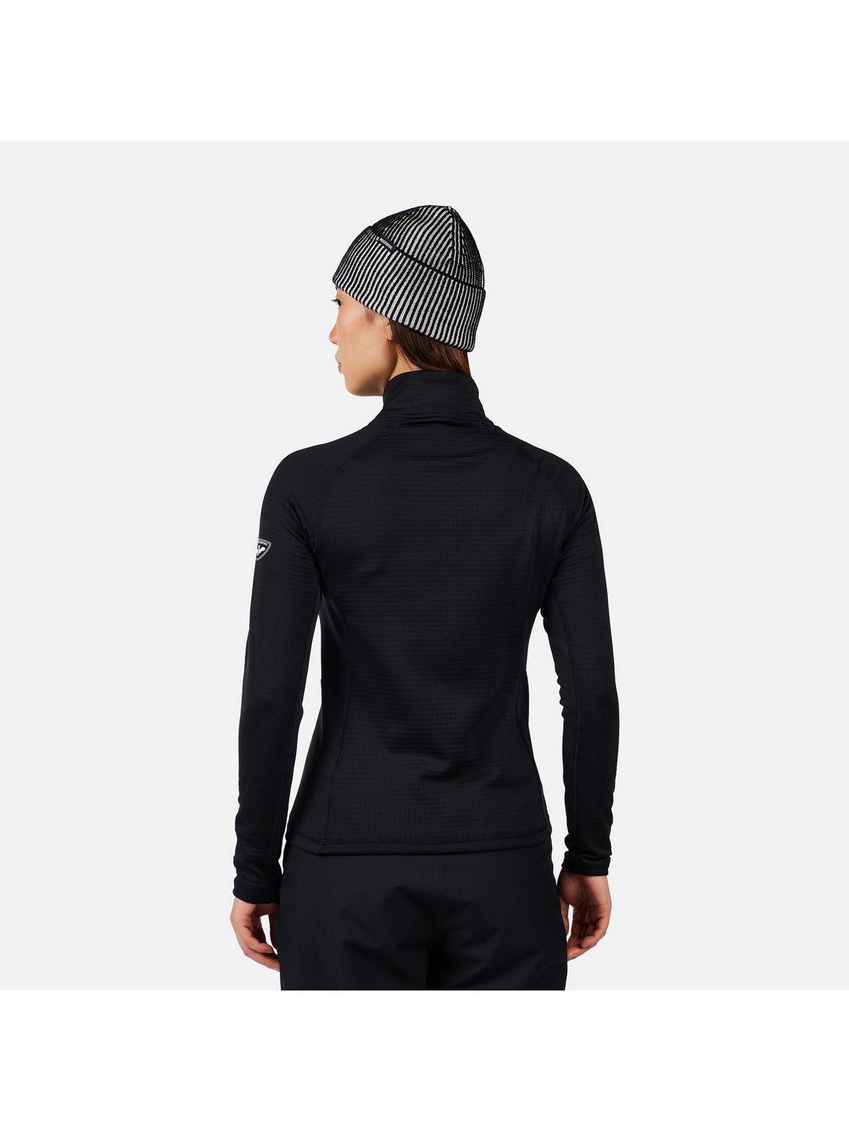 Bluza damska ROSSIGNOL W Blackside Mix HZ Fleece czarna