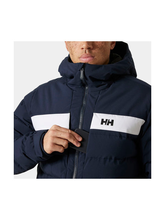 Kurtka narciarska męska HELLY HANSEN BOSSANOVA PUFFY JACKET granatowa
