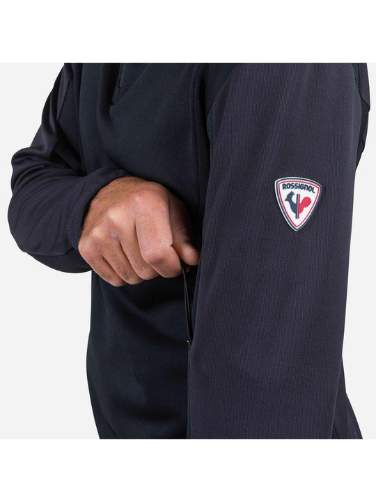 Męska buza sportowa Rossignol Diretta Fleece Hz czarna - Bluza - Adventure Sports
