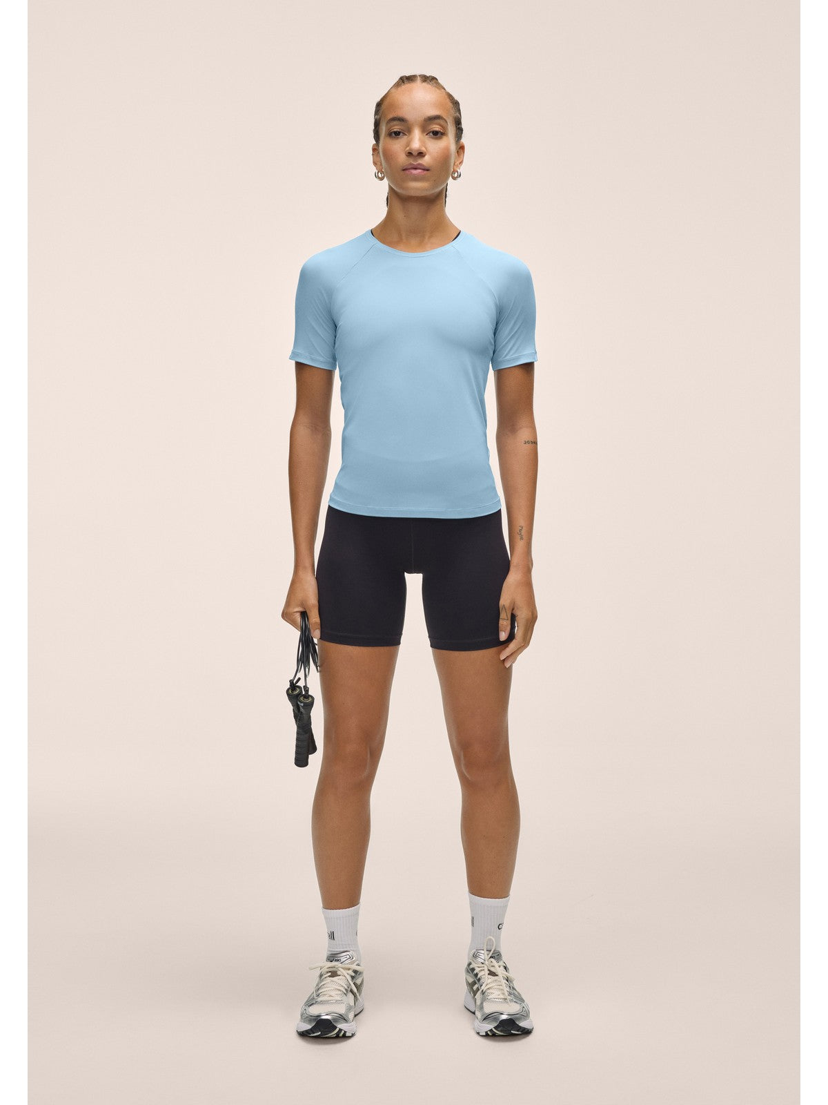 Koszulka damska CASALL Essential Tee kolor niebieski