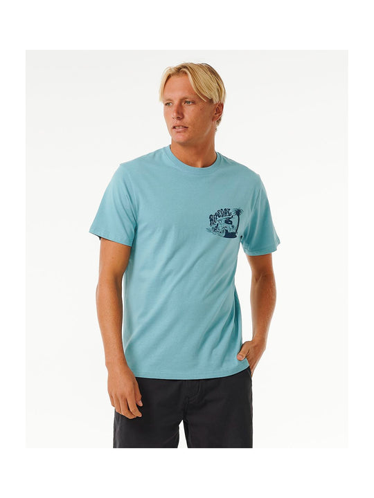 Koszulka RIP CURL Keep On Trucking Tee niebieski - Adventure Sports

