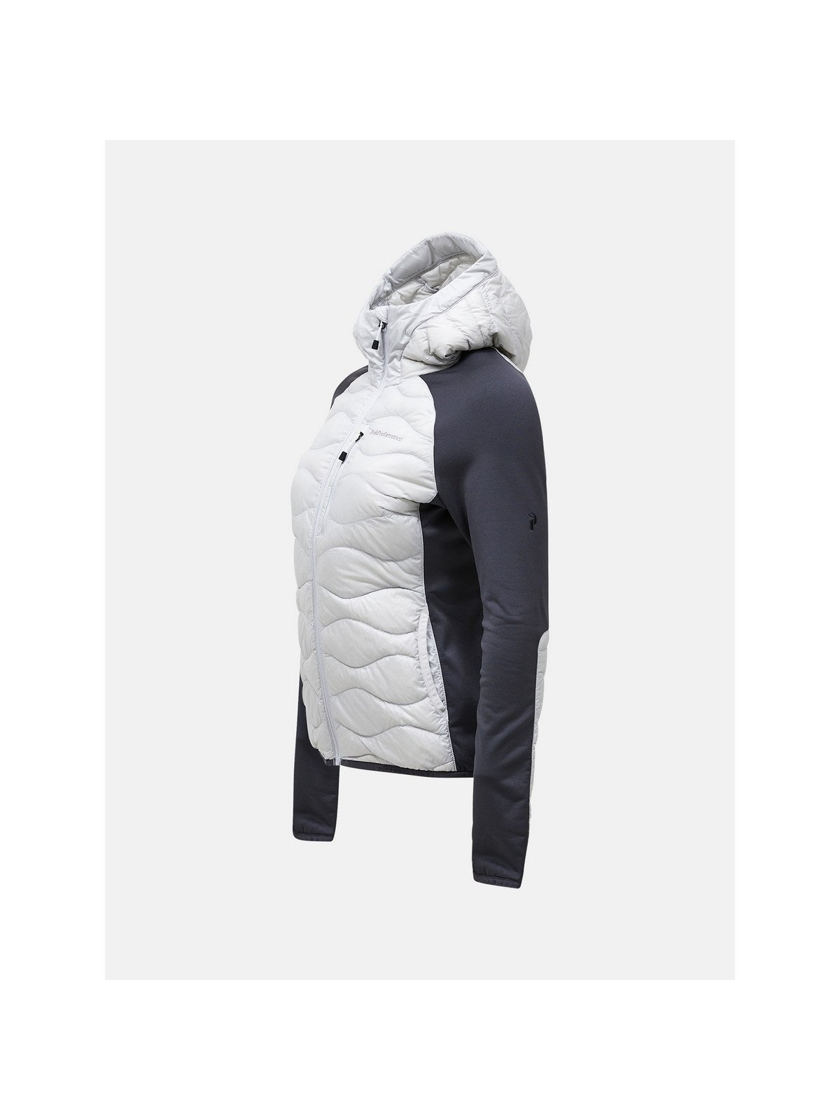 Kurtka puchowa damska PEAK PERFORMANCE Helium Hybrid Down Hood Jacket biała