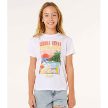 Koszulka dziewczęca RIP CURL Hayley O Relaxed Tee-Girl biała
