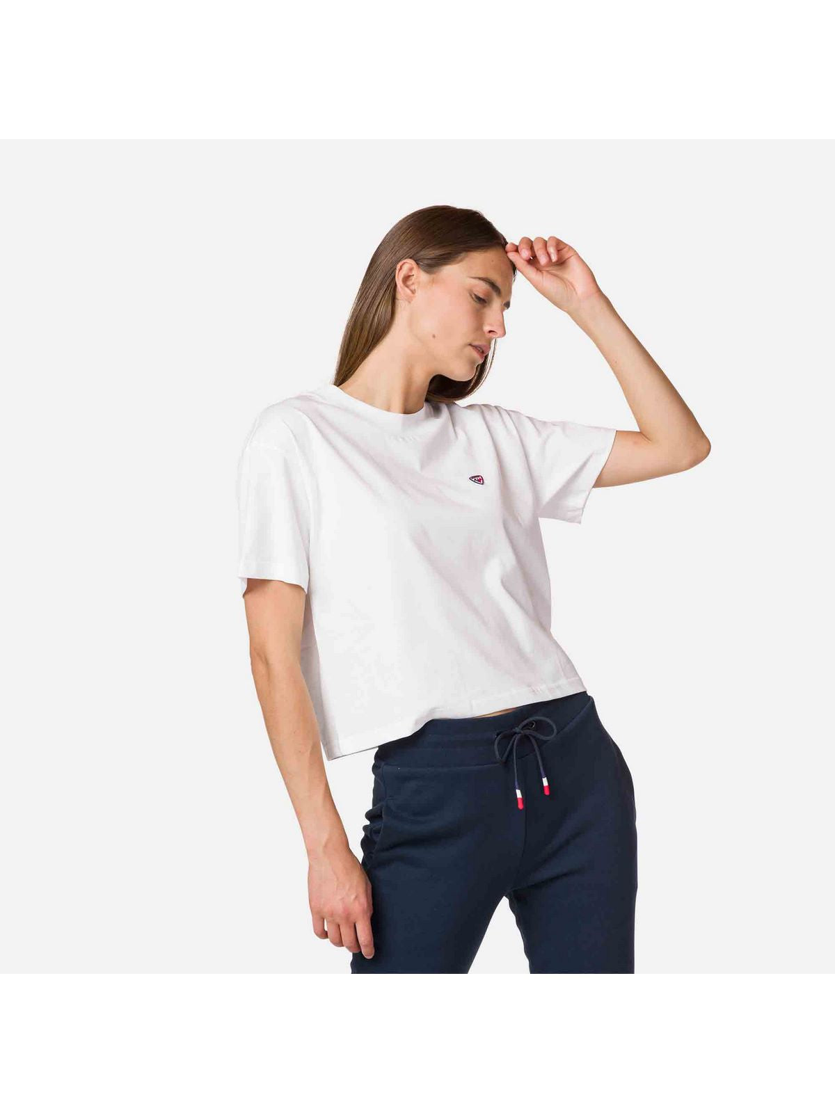 Koszulka Rossignol W Rossi Tee Crop biały - Adventure Sports