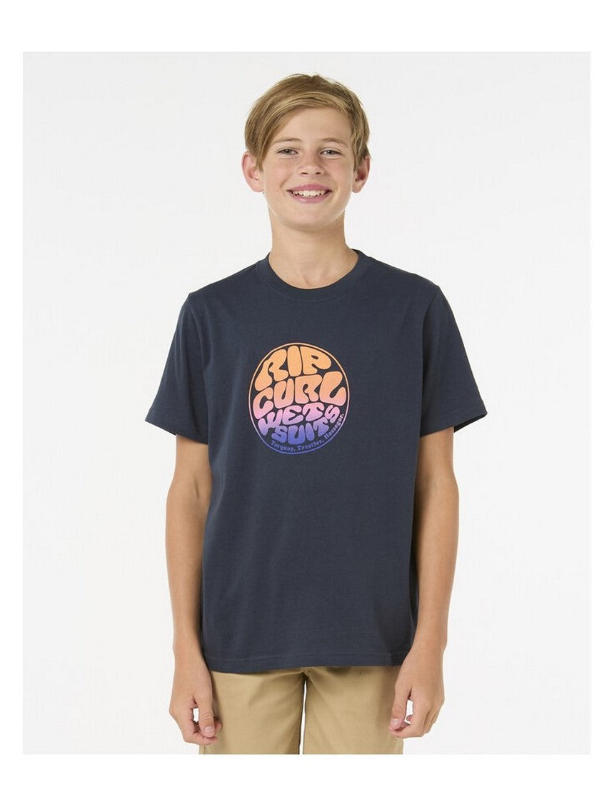 Koszulka dziecięca RIP CURL FILGREE TEE - BOY granatowy