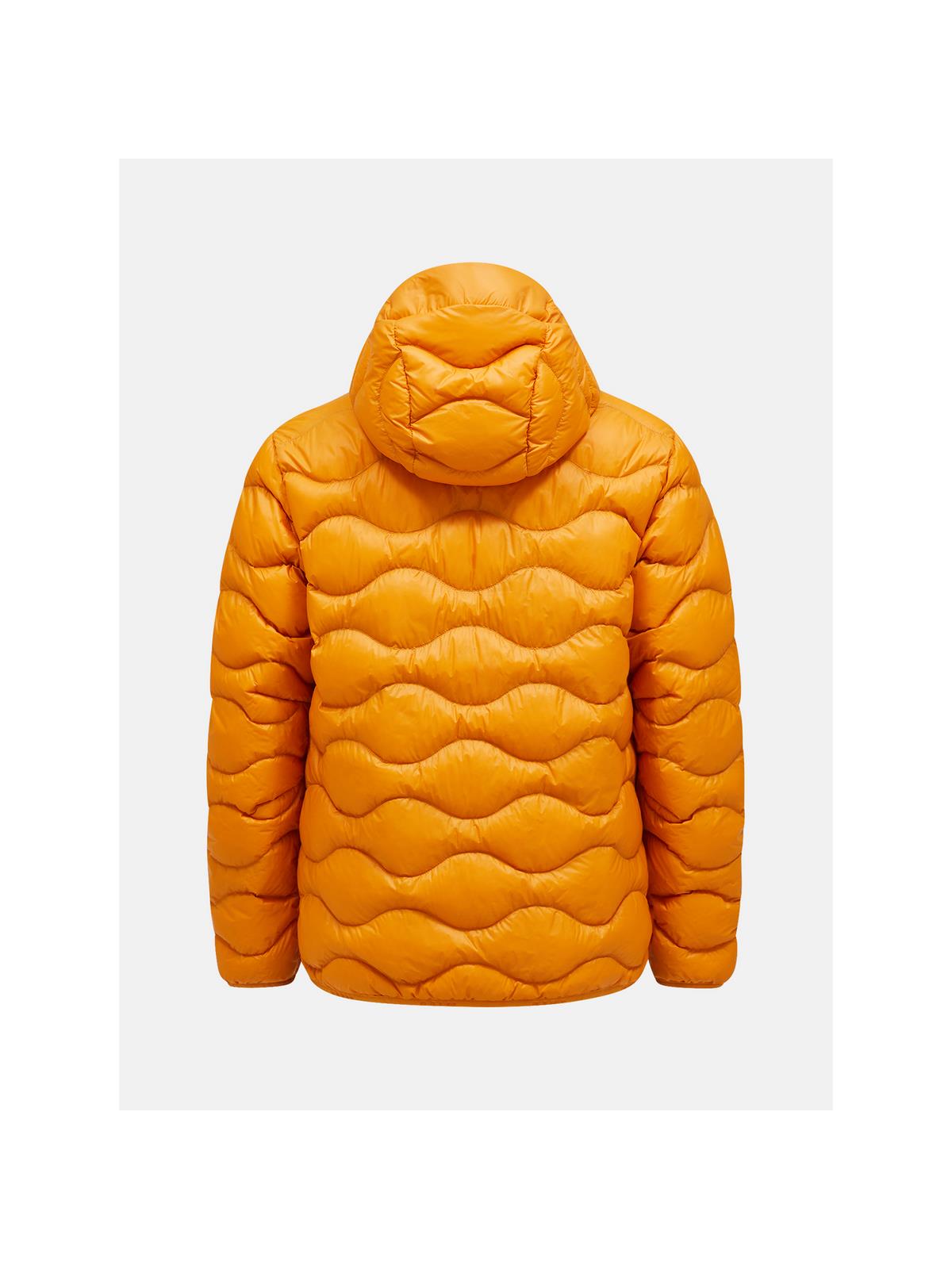 Kurtka Peak Performance M Helium Down Hood Jacket pomarańczowy - Adventure Sports