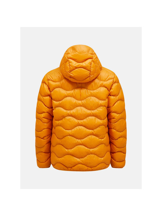 Kurtka Peak Performance M Helium Down Hood Jacket pomarańczowy - Adventure Sports
