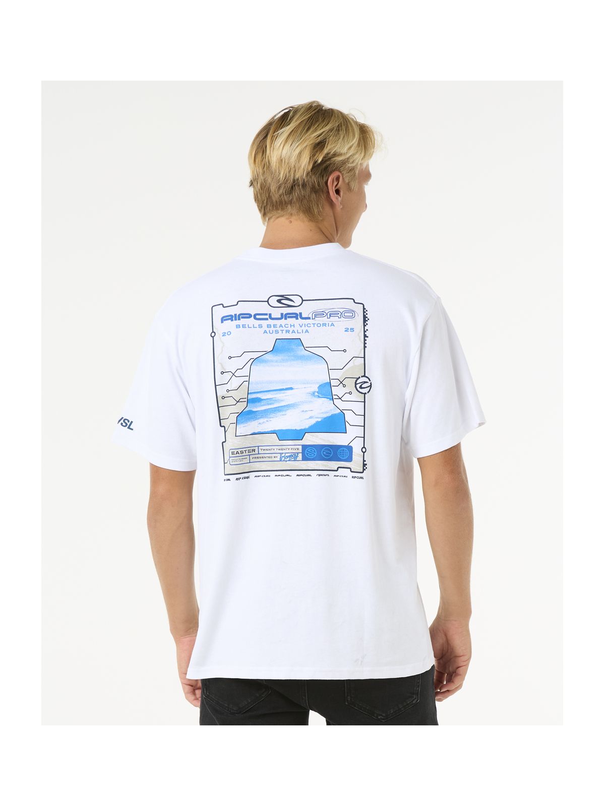 Koszulka męska RIP CURL Rip Curl Pro 25 Event Tee biała