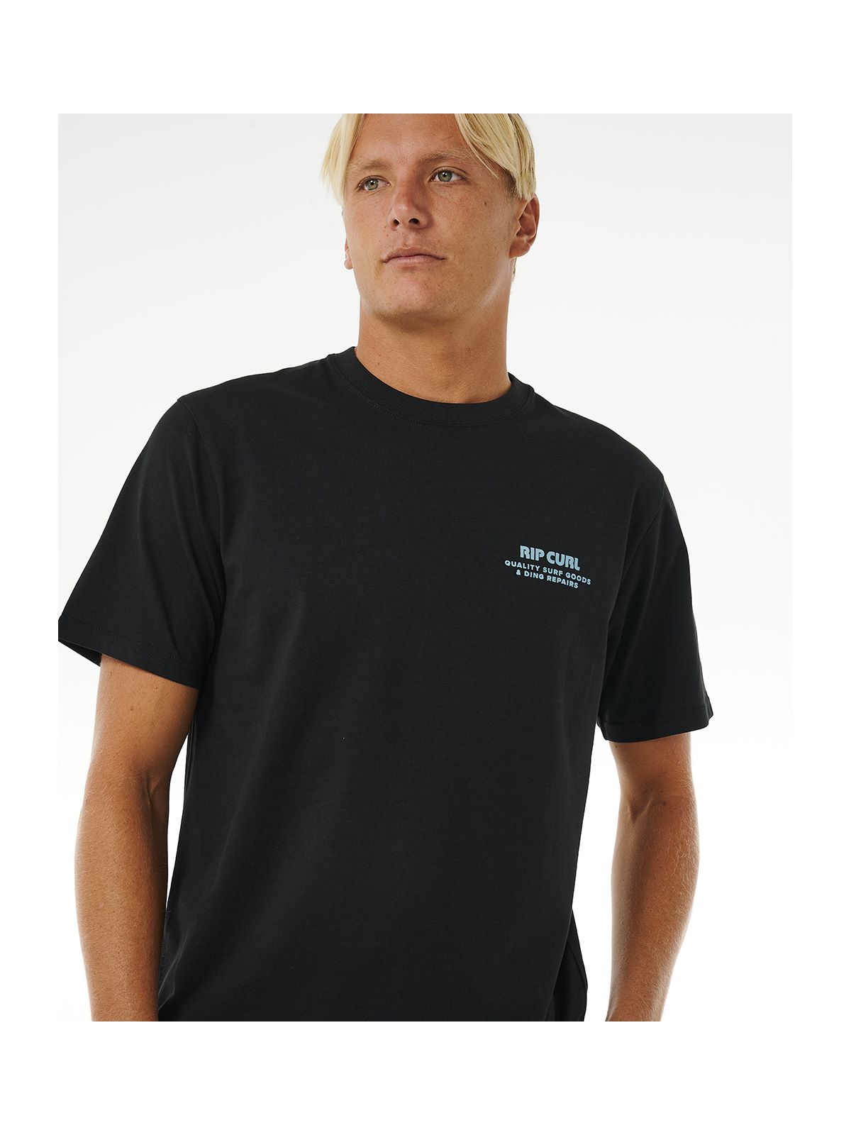 Koszulka RIP CURL Heritage Ding Repairs Tee czarny - Adventure Sports