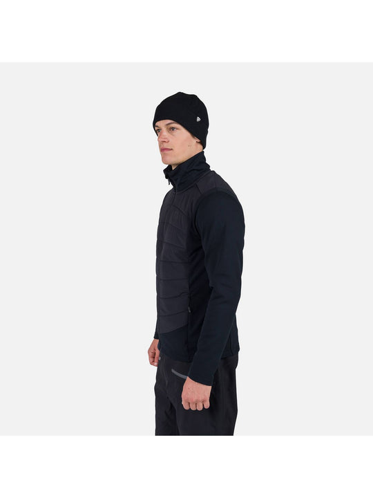 Bluza męska męska ROSSIGNOL Classique Hybrid Clim Fz czarny
