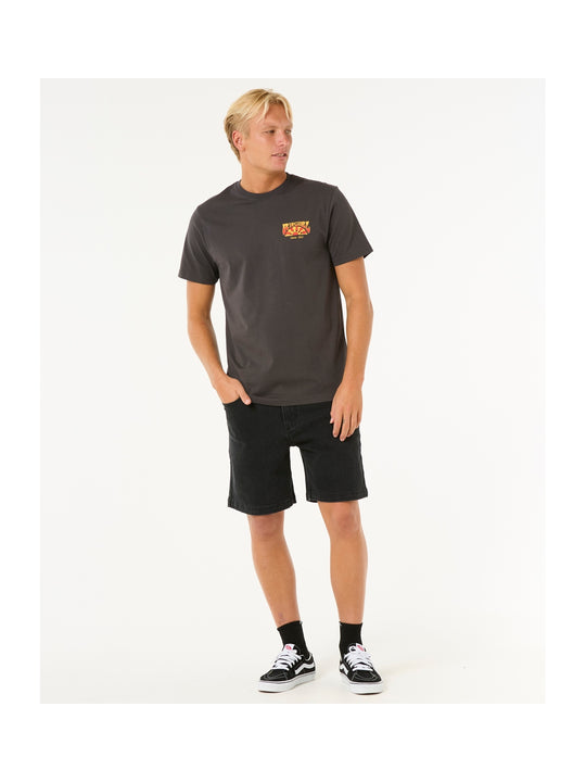 Koszulka męska RIP CURL Keep On Trucking Tee czarna
