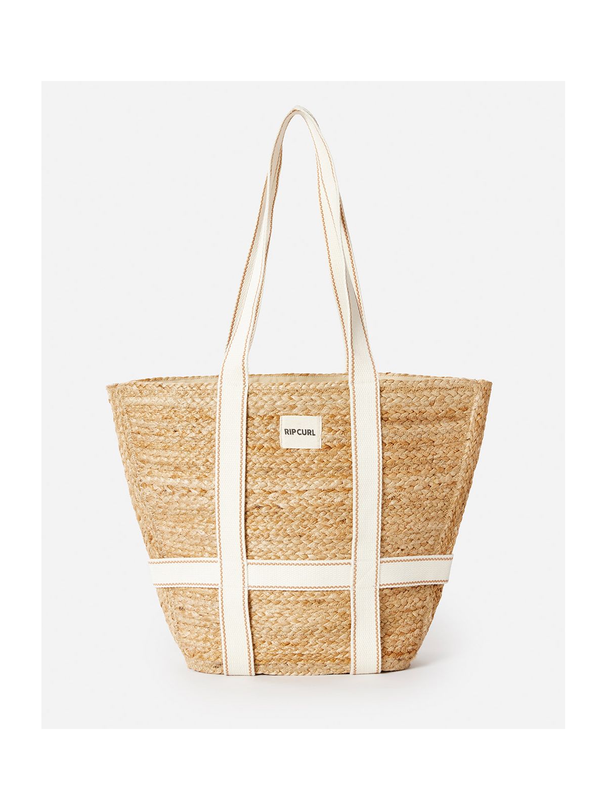 Torebka plażowa z juty RIP CURL Premium Surf Jute 45L Tote beżowy - TU - Torba - Adventure Sports
