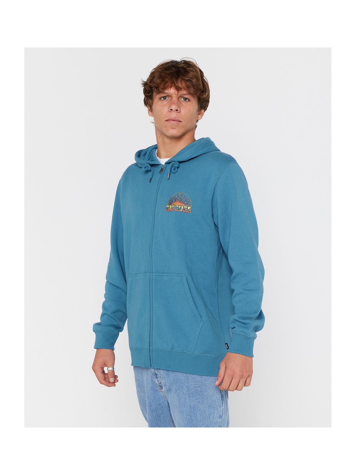 Bluza RIP CURL GRATEFUL SHRED ZIP HOOD niebieska
