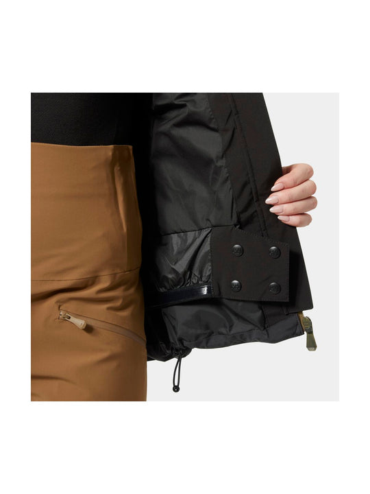 Kurtka narciarska damska HELLY HANSEN W IMPERIAL PUFFY JACKET czarna
