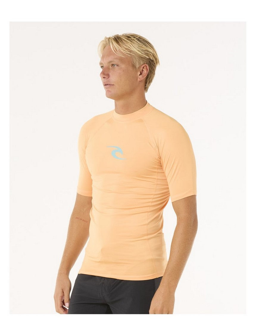 Lycra męska RIP CURL Waves Upf Perf S/S pomarańczowa