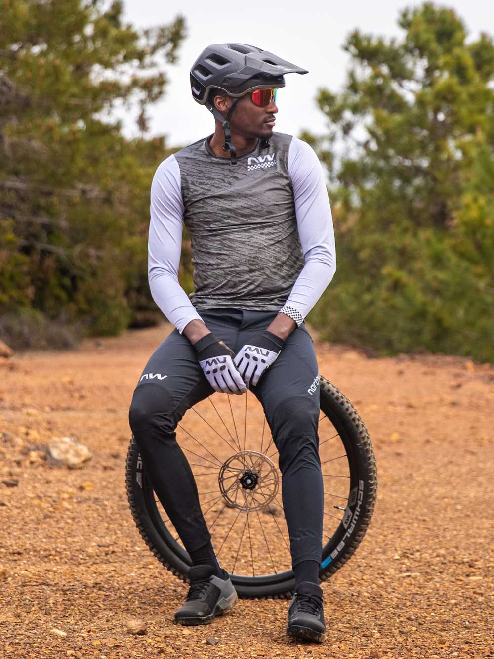 Spodnie rowerowe NORTHWAVE BOMB Pants - czarny