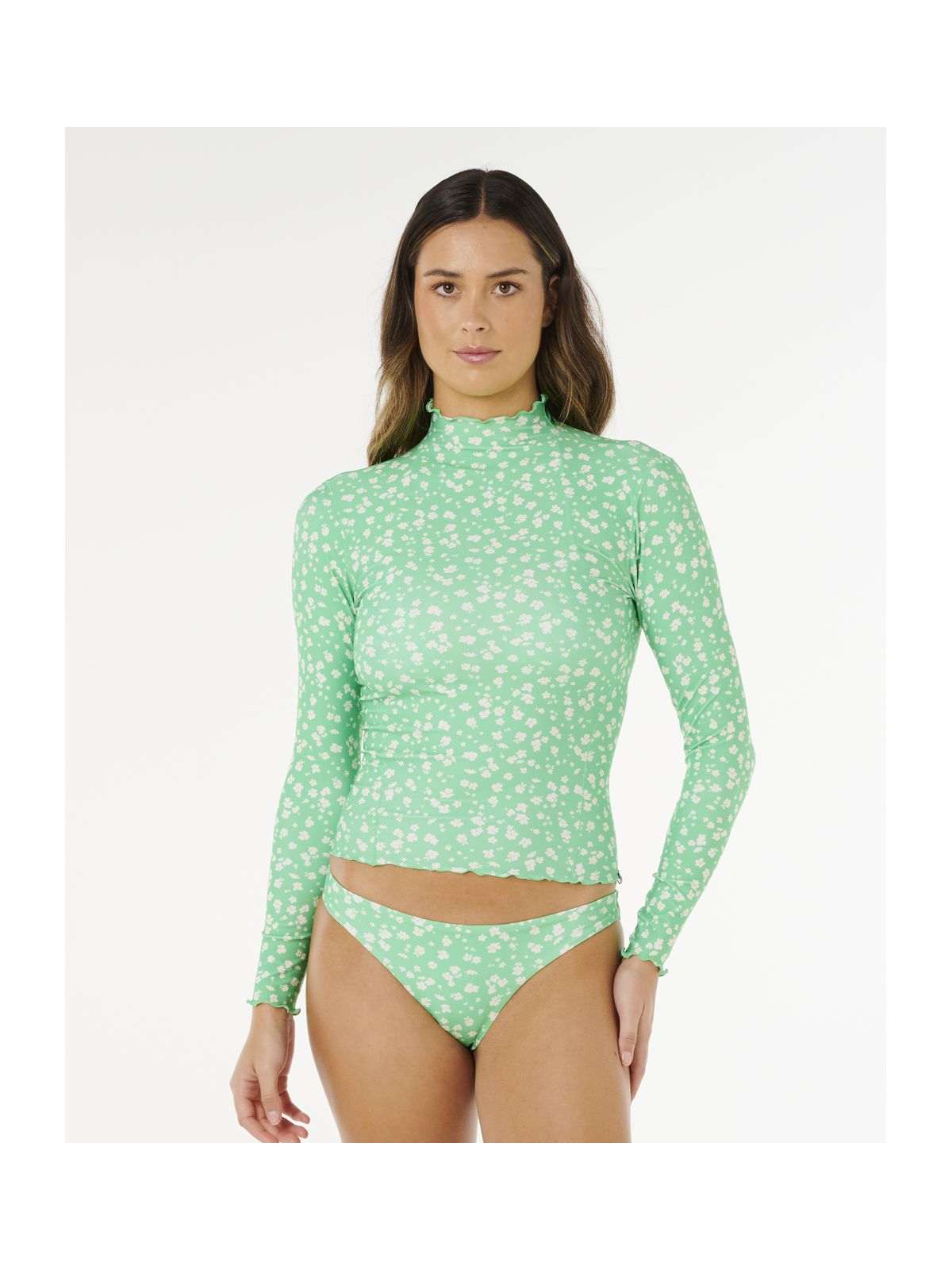 Lycra damska RIP CURL Surf Side Upf Ls Rv zielona