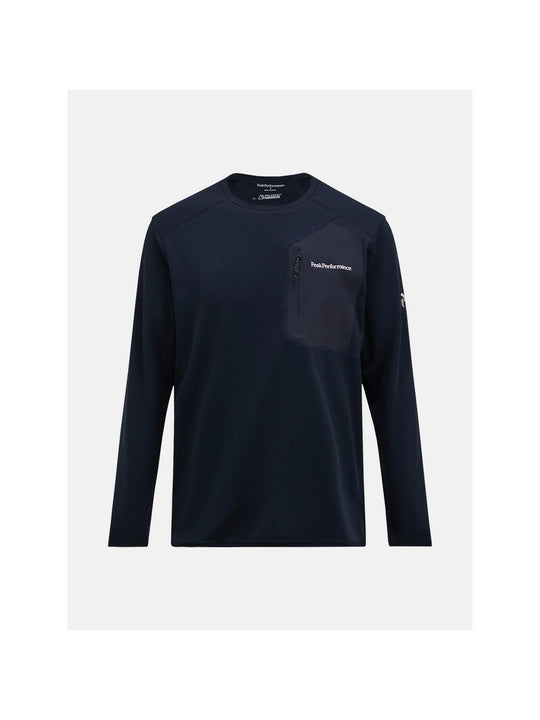 adventuresports bluza-peak-performance-m-freelight-polartec-grid-crew-czarny-g80161010-050 front
