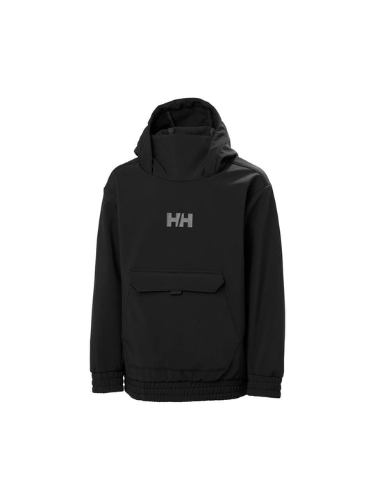Bluza dziecięca HELLY HANSEN JR POWDER SOFTSHELL HOODIE czarna
