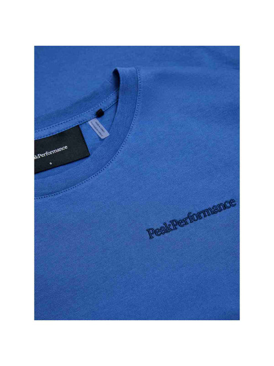 Koszulka damska PEAK PERFORMANCE Original Small Logo Tee niebieska
