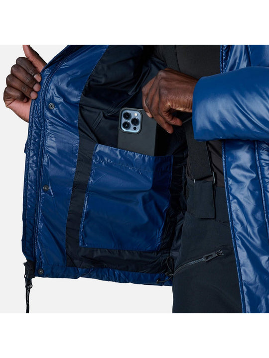 Rossignol Kurtka męska zimowa Shiny Hoodie Parka Jkt granatowy - Adventure Sports
