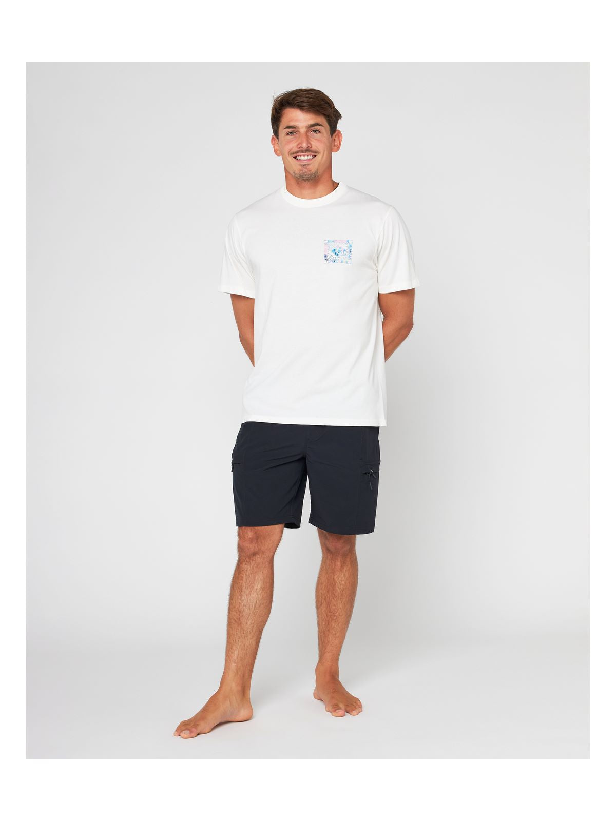 Koszulka RIP CURL Ripcurl X Ba Bapt Photoprintee biały - Adventure Sports
