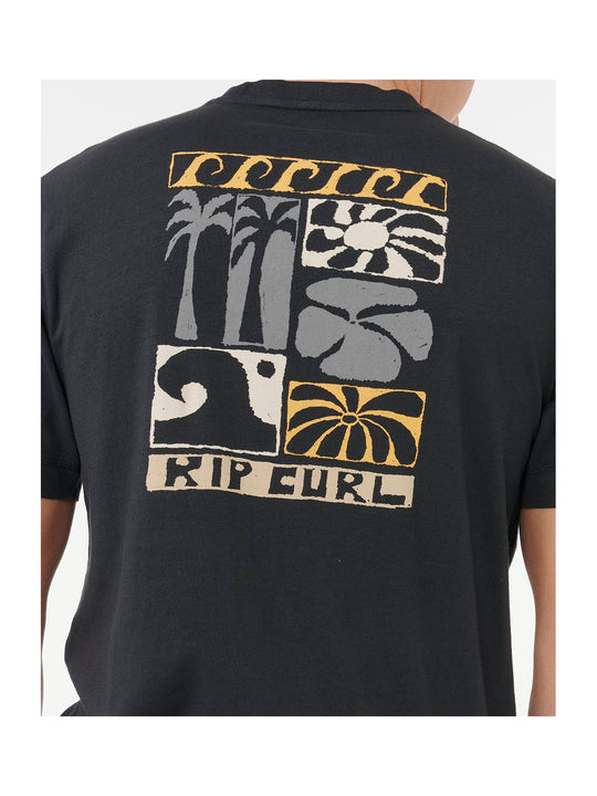 Koszulka RIP CURL AOTS TY WILLIAMS COASTLINE TEE czarna
