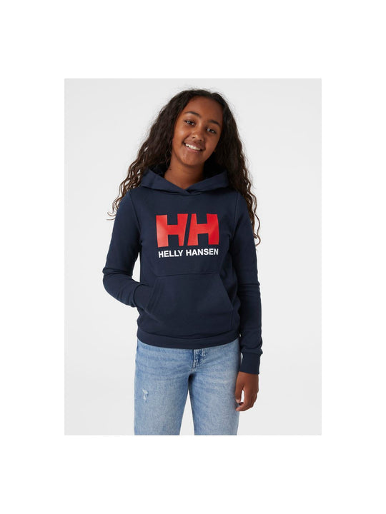 Bluza Helly Hansen Jr Hh Logo Hoodie 2.0 granatowy - Adventure Sports
