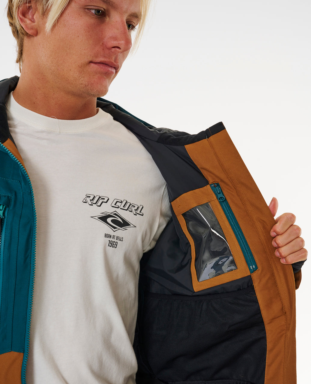 Kurtka narciarska RIP CURL Freerider 20K/20K Jacket niebieski - Adventure Sports