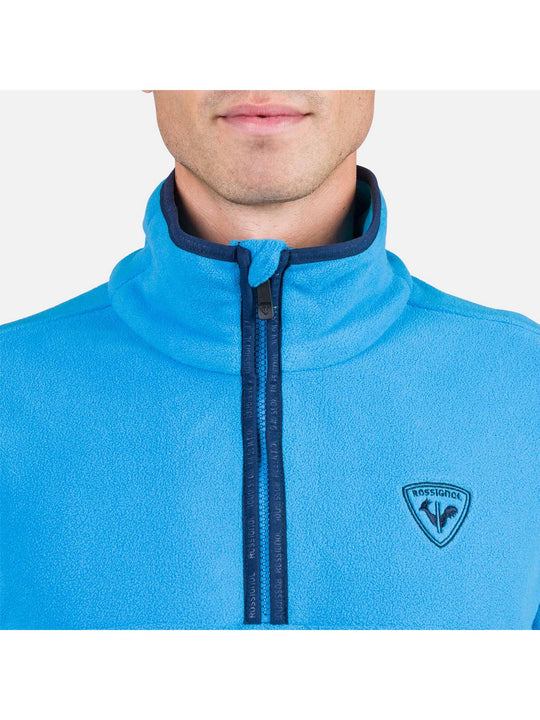 Bluza polarowa męska Rossignol Strawpile Fleece Hz niebieska - Adventure Sports
