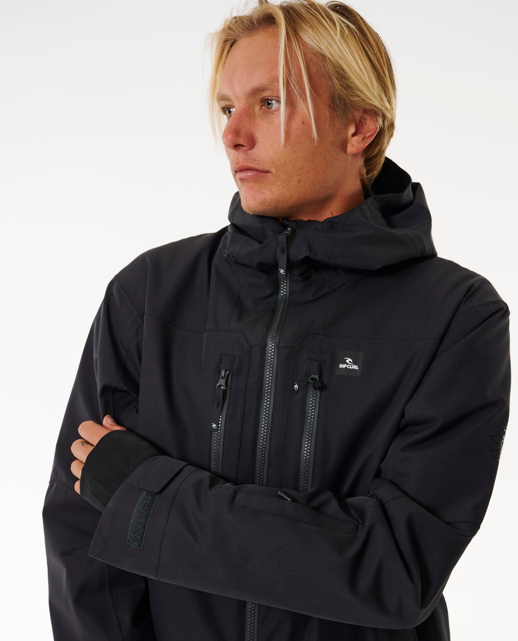 Kurtka narciarska RIP CURL Freerider 20K/20K Jacket czarny - Adventure Sports