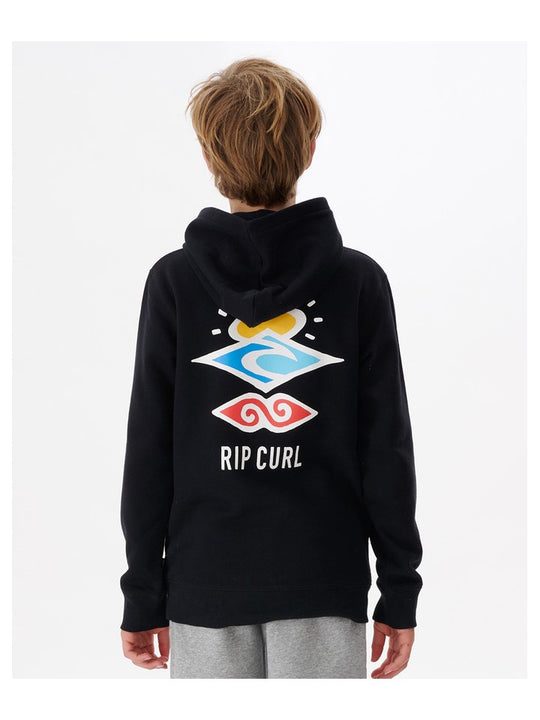 Bluza chłopięca RIP CURL Search Icon Hood -Boy czarny
