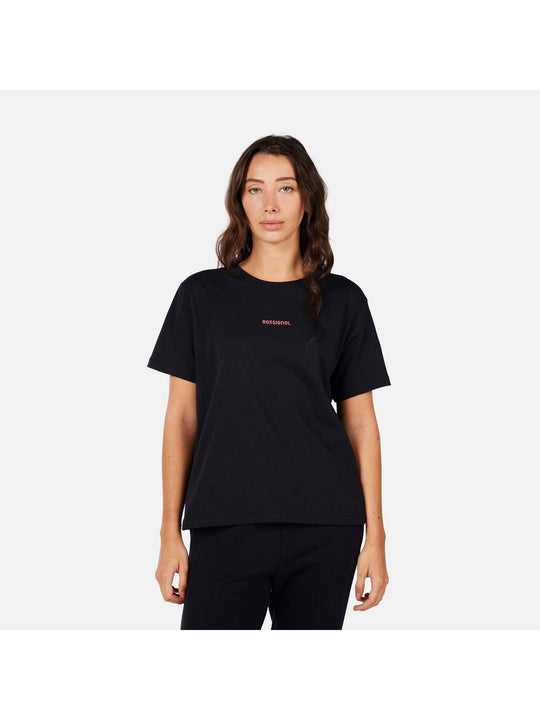 Koszulka damska ROSSIGNOL W Waterfall Relax Tee czarna
