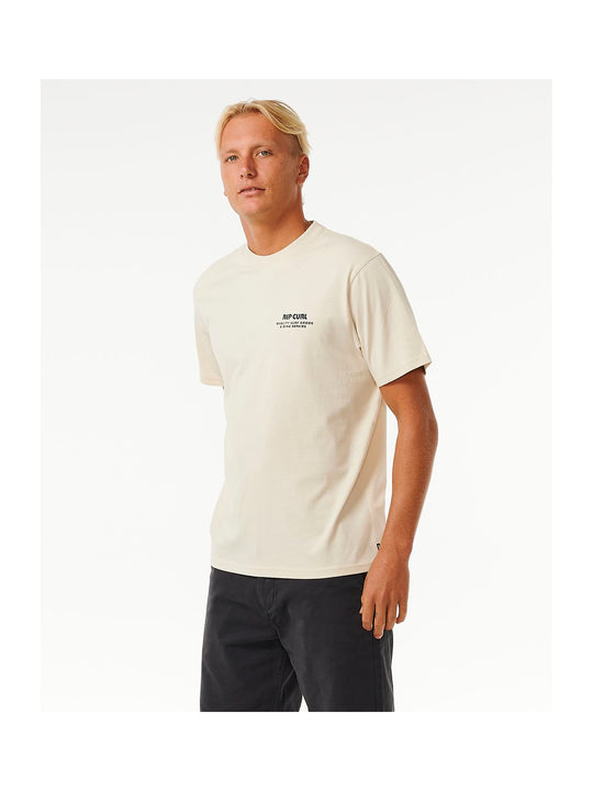 Koszulka RIP CURL Heritage Ding Repairs Tee biały - Adventure Sports
