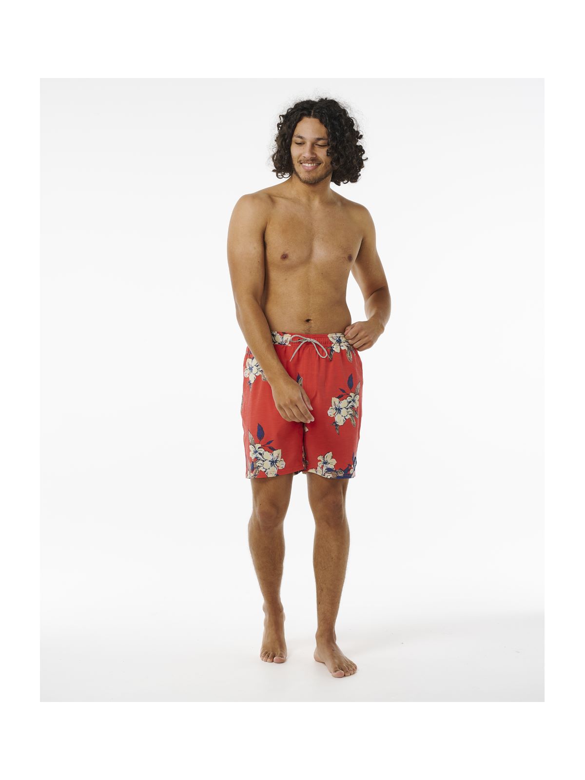 Boardshorty surfingowe męskie RIP CURL Aloha Hotel Volley czerwony - Adventure Sports