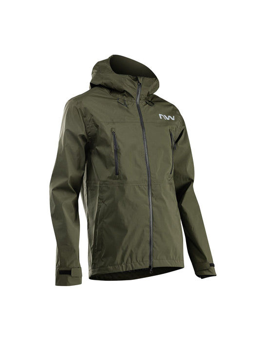 Kurtka rowerowa NORTHWAVE NOWORRY Hardshell Jacket zielony - Adventure Sports
