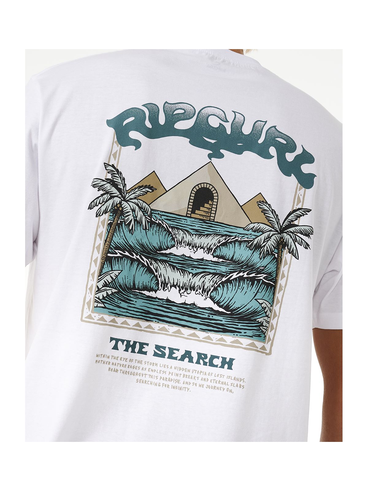 Koszulka RIP CURL The Sphinx Tee biały - Adventure Sports