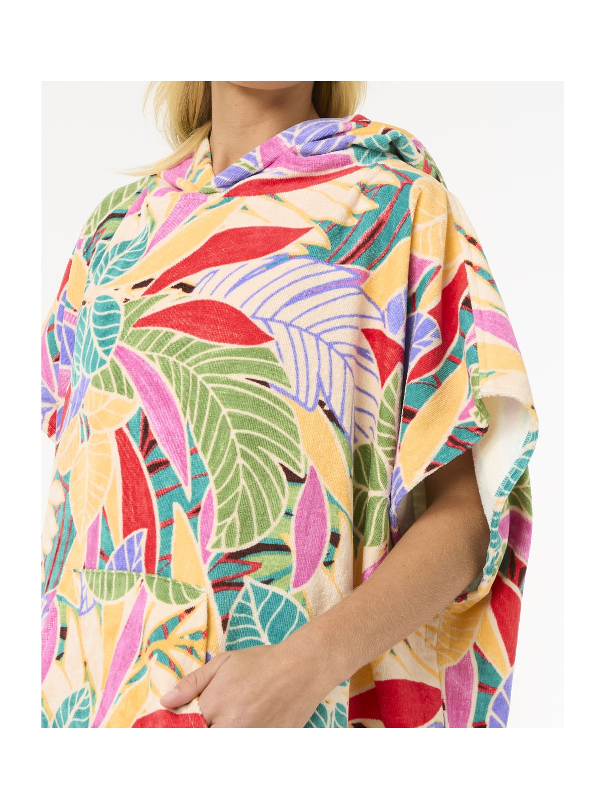 Ponczo plażowe RIP CURL Mixed Hooded Towel multikolor
