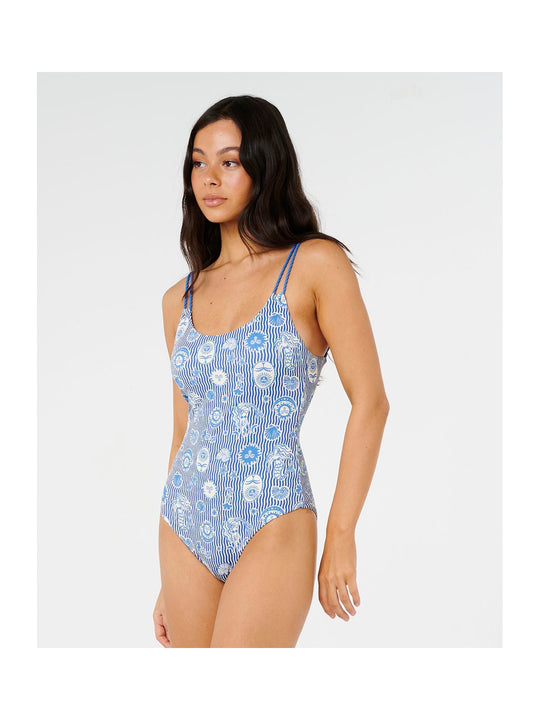 Kostium damski RIP CURL Catalina Waves 1 Piece niebieski
