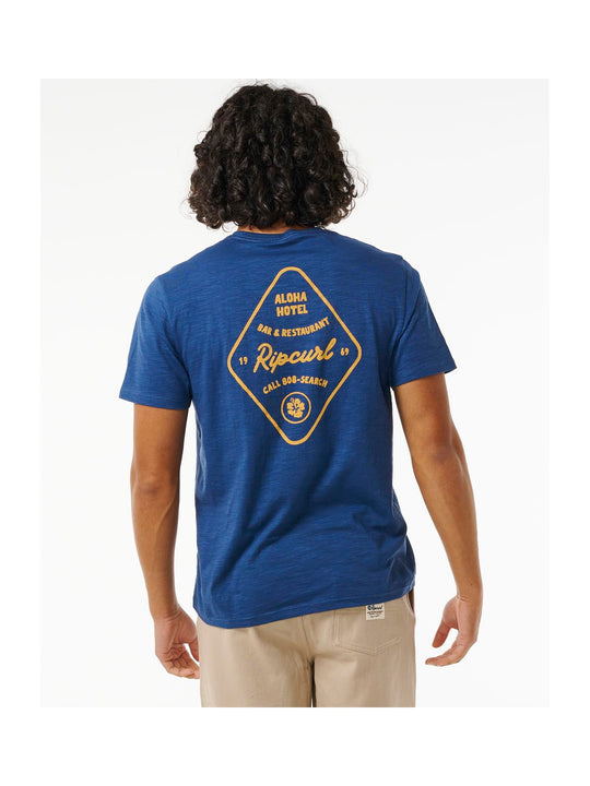 Koszulka RIP CURL Aloha Hotel Drop In Tee granatowy - Adventure Sports
