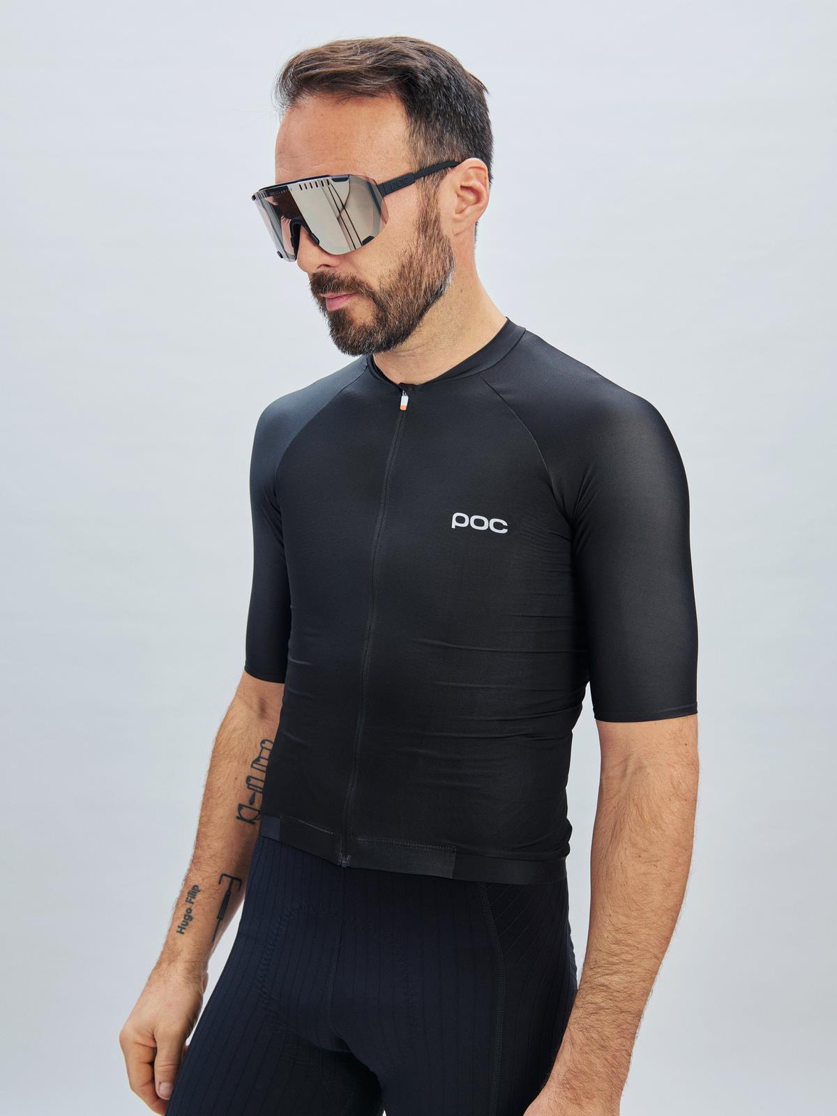 Koszulka rowerowa POC M's PRISTINE Jersey - czarny