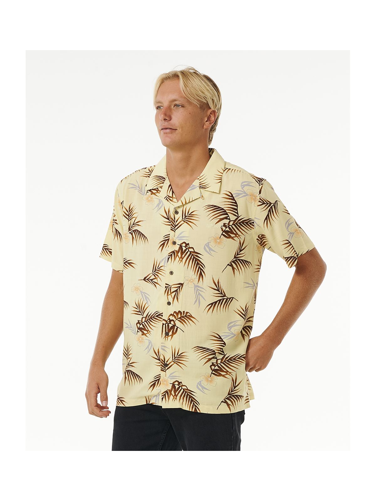 Koszula RIP CURL Surf Revival Floral S/S Shirt żółty - Adventure Sports