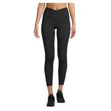 Legginsy treningowe damskie CASALL Overlap High Waist Tights kolor czarny
