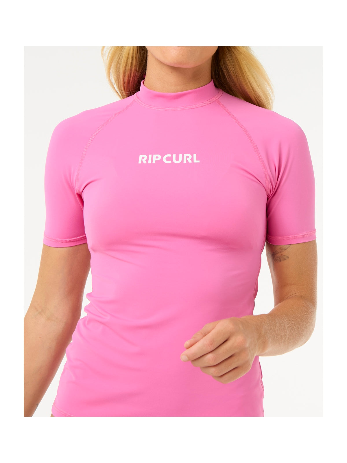 Lycra RIP CURL Classic Surf Ss Upf Rashguard różowy