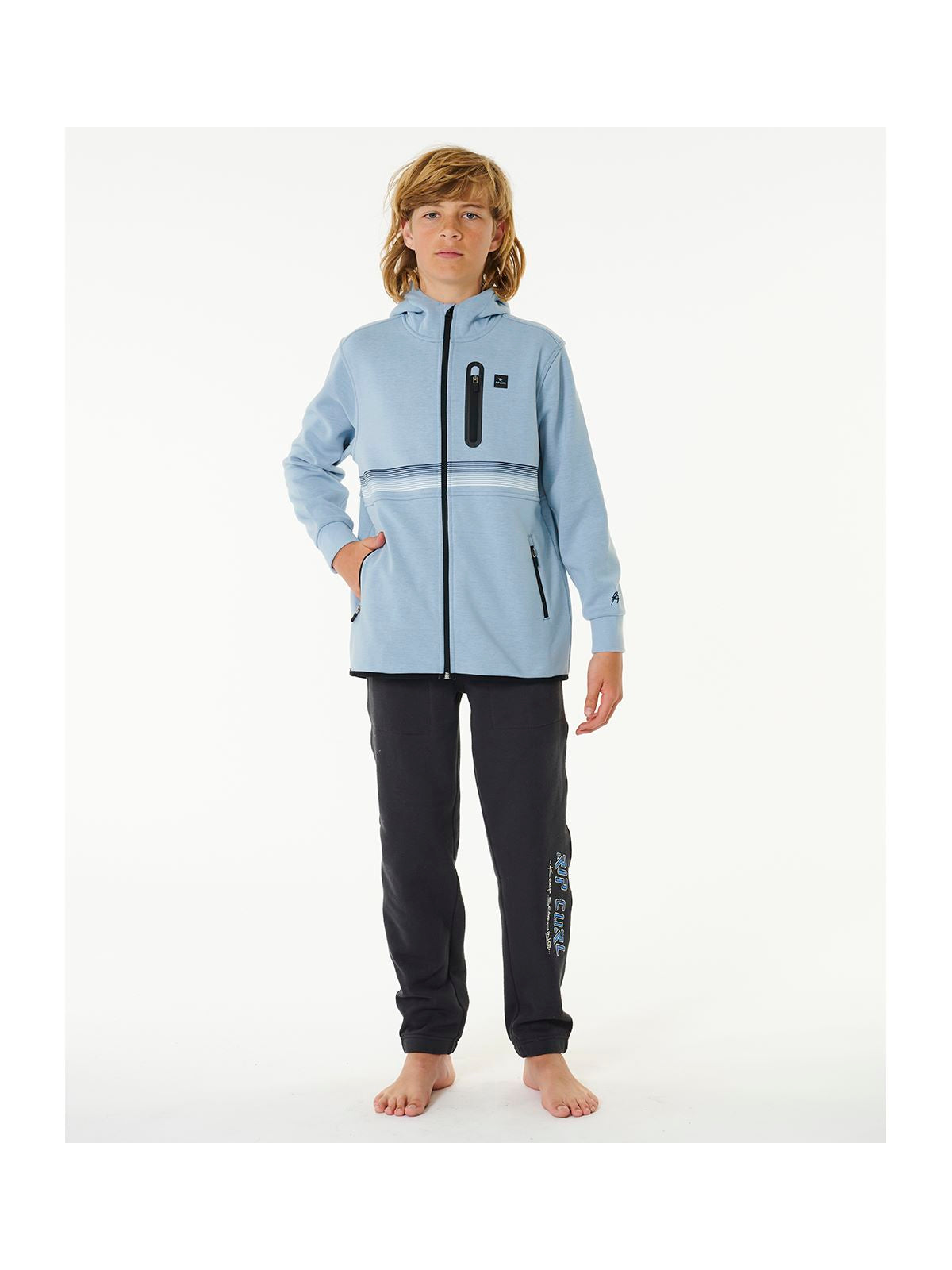 Bluza chłopięca RIP CURL Anti Series Departed Zip -Boy niebieski - Adventure Sports