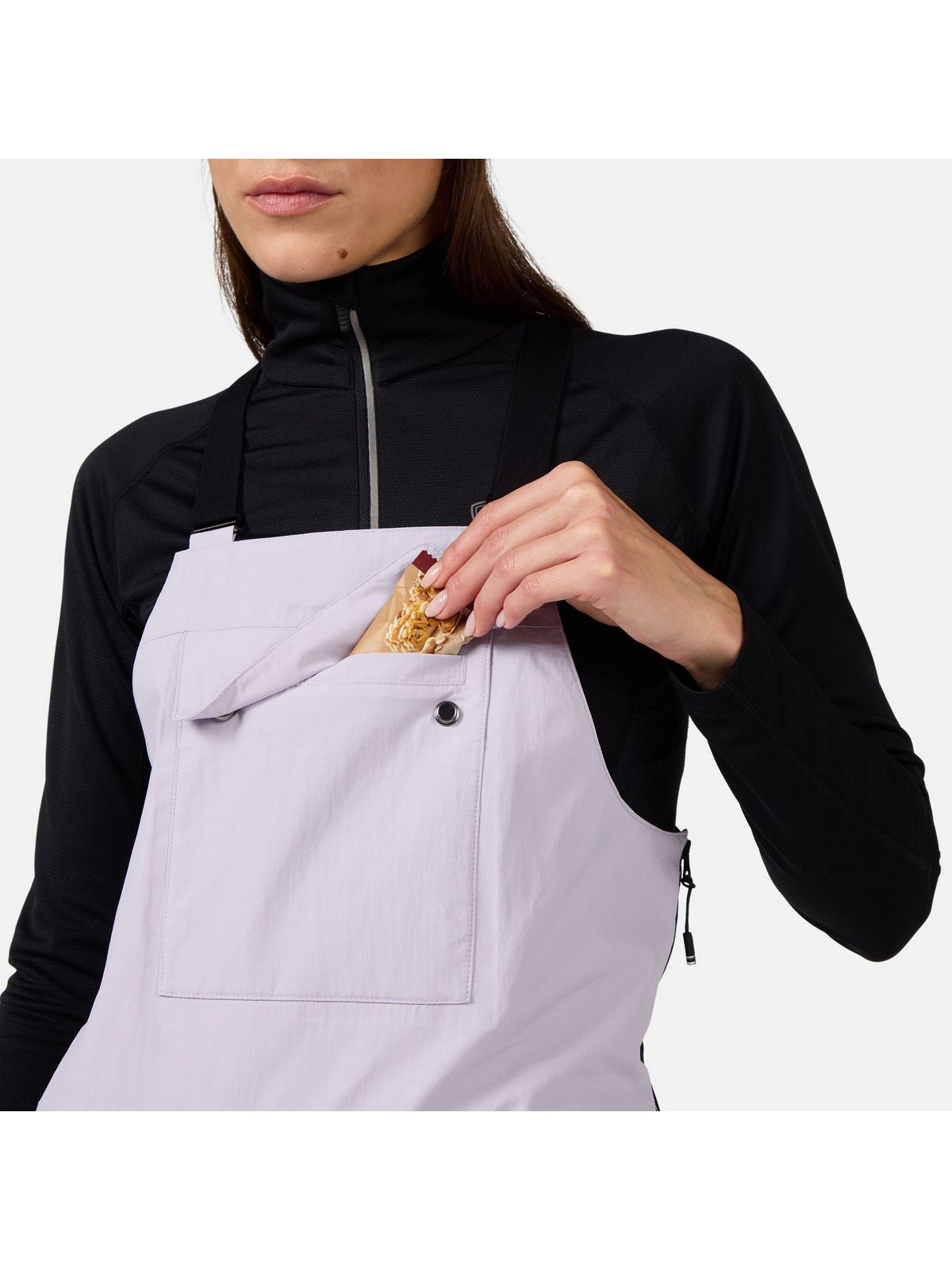 Spodnie narciarskie damskie ROSSIGNOL W Outerlimits Insulated Bib szare